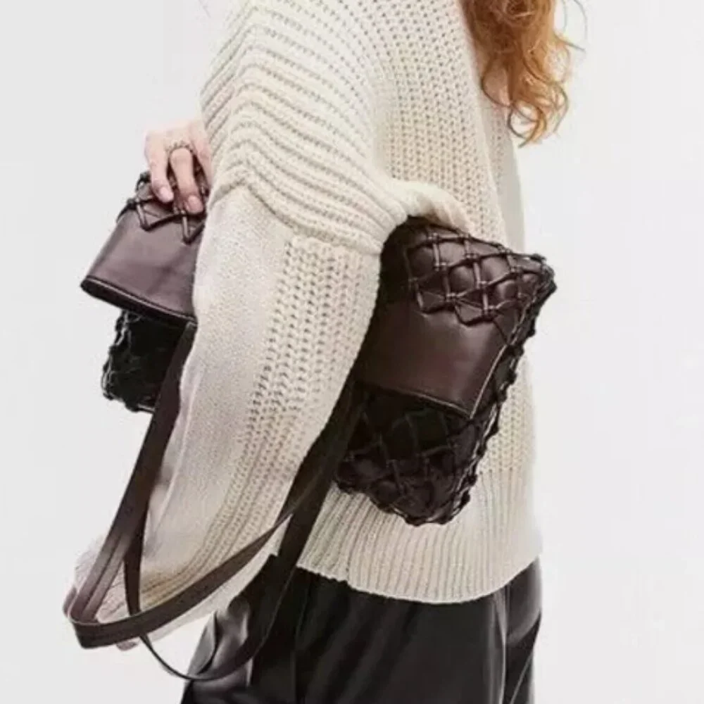 Topshop White roll Neck knitted sweater - Picture 7 of 7